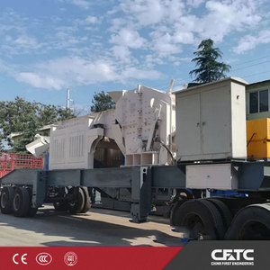 Nghiền và sàng lọc thiết bị bánh di động tác động Máy Nghiền trạm 5-40mm thứ cấp nghiền cho chất thải bê tông - Product Image 3