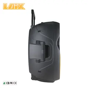 Laix LX-T3 المتكلم 6 8 10 12 15 بوصة بطارية تعمل بالطاقة عربة مكبر للصوت صندوق مكبر نشط مضخم صوت مكبر صوت رخيص الثمن مع انخفاض السعر