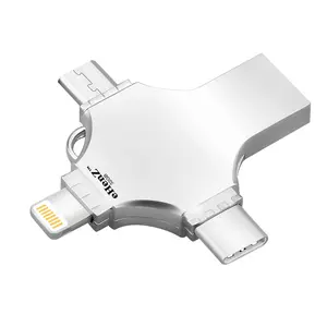 Migliore pice USB Chiave, chiave del metallo usb flash, OTG 4 IN 1 OTG USB flash driver