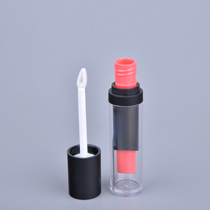 LG0396 empty lip gloss tubos de plástico de doble <span class=keywords><strong>color</strong></span> con pincel - Product Image 1