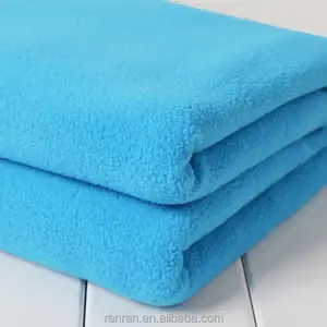 100% polyester FDY anti pill polar fleece fabric