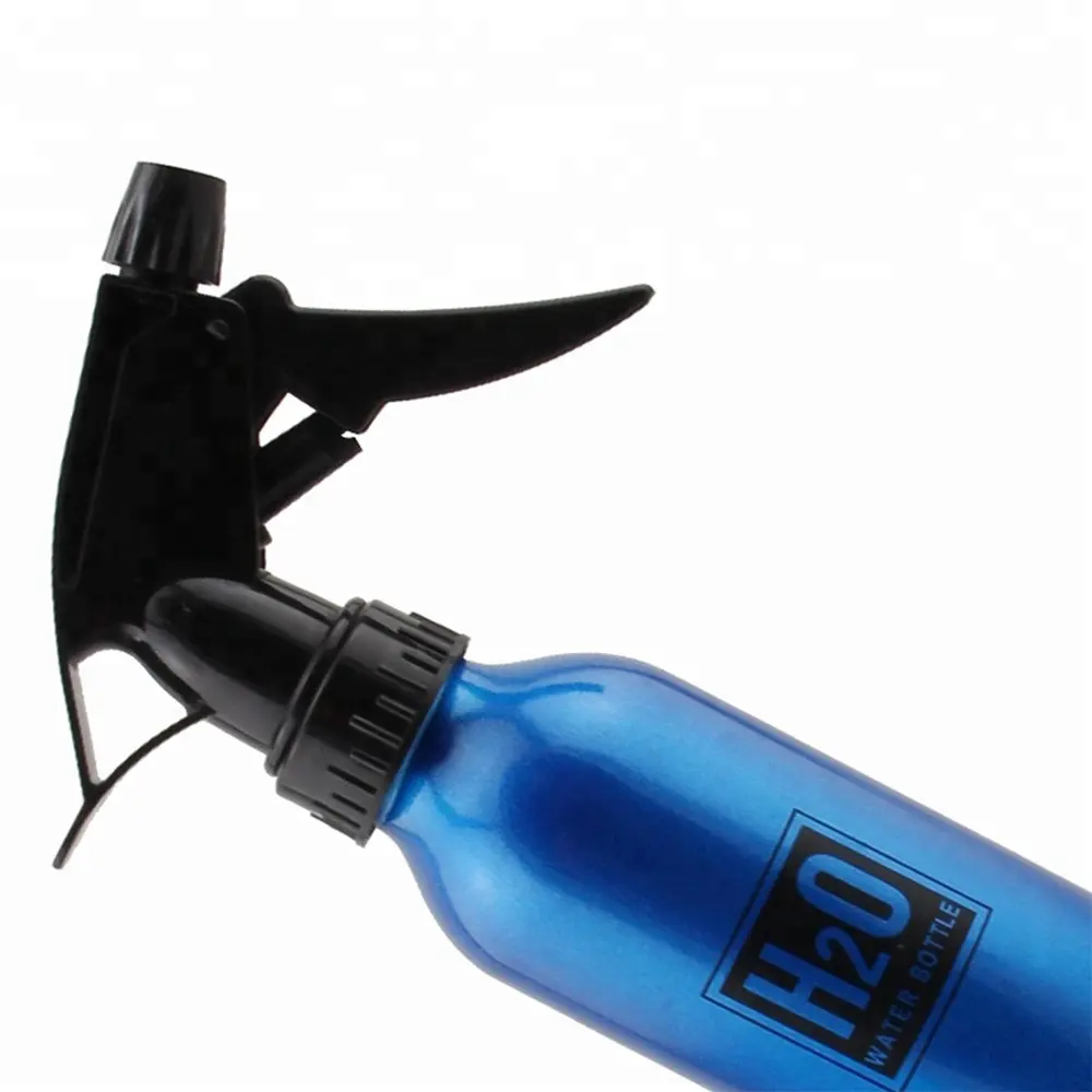 Professionelle Nebel Spray Wasser Elegante Schwarz 300ml Aluminium salon haarspray Reinigung Barber Spray Flasche für Haar