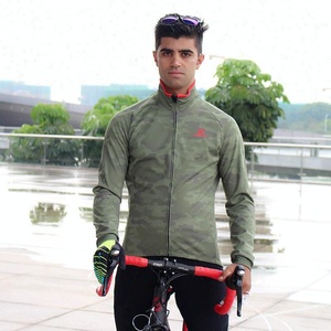 Veste de cyclisme Darevie coupe-vent/chaude, veste thermique d'hiver pour hommes, <span class=keywords><strong>polaire</strong></span> personnalisée, <span class=keywords><strong>camouflage</strong></span> avec treillis teinté - Product Image 6