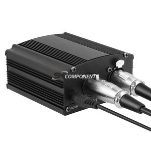Microfono <span class=keywords><strong>Bm</strong></span> 800 con alimentatore Phantom 48V, adattatore e cavo audio XLR, microfono XLR per microfono a condensatore, microfono per karaoke - Product Image 3