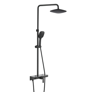 Grifo de ducha de baño de pared, mezclador de agua fría y caliente, juego de grifo de ducha de lluvia - Product Image 2