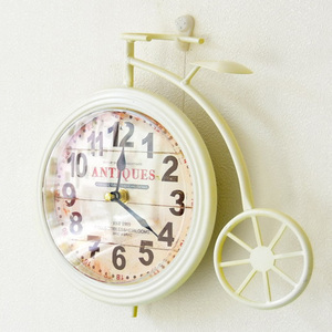 Vintage Iron Bicycle Art Deco Design <strong>Top</strong> <strong>Table</strong> <strong>Clock</strong> Needle Wall <strong>Clock</strong> for Household Use - Product Image 6
