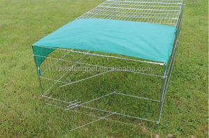 katlanabilir ön kapı kasaları metal tel tavşan yetiştiriciliği kafesi kapaklı - Product Image 2