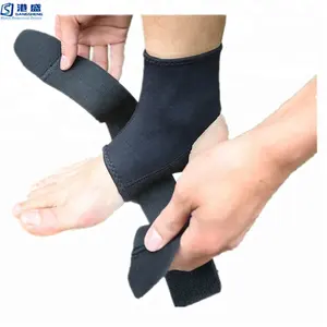Ayarlanabilir yeni tasarım elastik basketbol ayak bileği brace neopren ayak bileği desteği