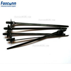 القابلة للإزالة السهم دفع برشام جبل كابل سيارات العلاقات ، القبة شجرة التنوب تصاعد ، قفل الكابل مطرز العلاقات - Product Image 5