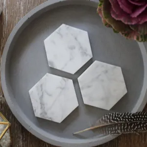 Cut To Size, Different shapes of Marble Stone Cup Coasters