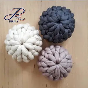 Super Weiche Merino Wolle Kissen durch Hand stricken für home deco sofa kissen, bett kissen