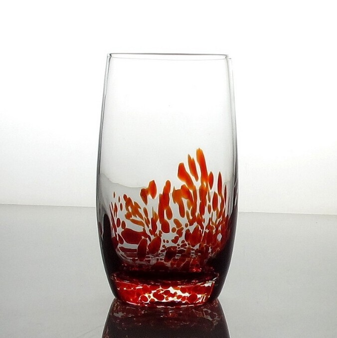 Lead Free Glass Water Cup Transparent Drinking Mug Straight Cup For Juice Milk Tea Coffee