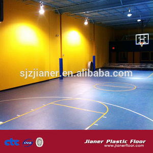 Pisos <span class=keywords><strong>de</strong></span> vinilo del pvc rollo para cancha <span class=keywords><strong>de</strong></span> baloncesto - Product Image 4