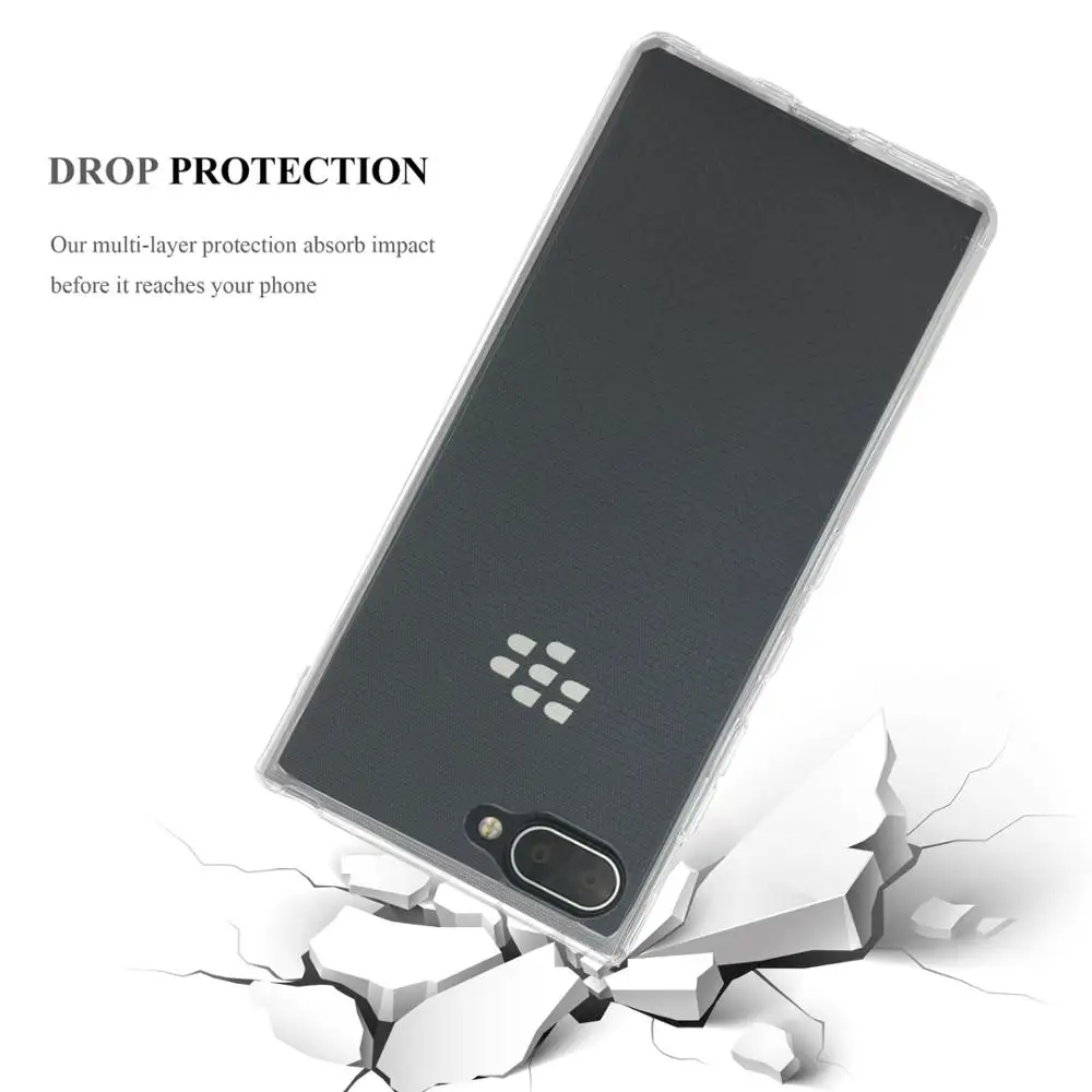 Slim Clear Soft TPU Case Flexible Cover Mobile Phone Case For BlackBerry Key 2 Lite
