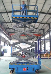 Lift Gunting Hidrolik Elektrik Mini Portabel untuk Dalam dan Luar Ruangan, Bersertifikat <span class=keywords><strong>CE</strong></span> dan ISO, 4-12m, untuk Pekerjaan Perbaikan di Ketinggian - Product Image 6