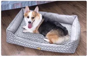 High Quality Memory Foam Luxury Double Use Cooling And Warm Pet Bed For Dog Cat