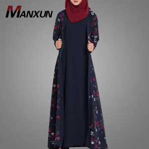 Новая стильная абайя свободного размера в мусульманском стиле Burka, длинная одежда в Дубае