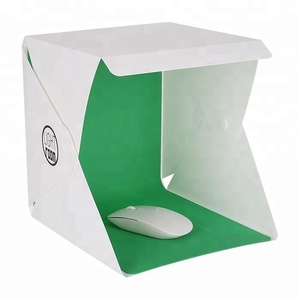 Ánh sáng phòng ảnh <span class=keywords><strong>studio</strong></span> 9 "nhiếp ảnh LED chiếu sáng lều Backdrop Cube hộp nhỏ - Product Image 2