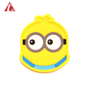 Posavasos personalizado de pvc para niños, posavasos de silicona suave con cualquier forma, taza de té y café con dibujos animados - Product Image 6