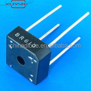 ไดโอดบริดจ์เรคติไฟเออร์ 6A รุ่น BR605 BR61 BR62 BR64 BR65 BR66 <span class=keywords><strong>BR68</strong></span> BR610 - Product Image 1