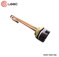Résistance de chauffe électrique par Immersion, Tube chauffant, 1200W, 12V DC, longueur 93mm, avec Thermostat, produit d'usine de livraison gratuite