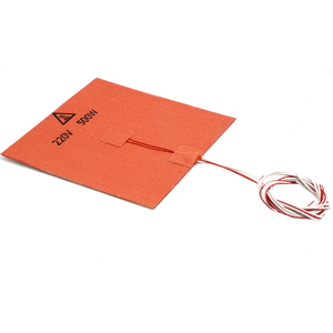 De silicona de 200X200mm 220 V 500 W con termistor y 3 M adhesivo para cubo <span class=keywords><strong>Prusa</strong></span> <span class=keywords><strong>i3</strong></span> 3D impresora de calor del calentador de cama - Product Image 2