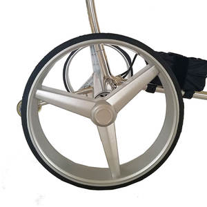 Elektrische golfkar 200W motor 8 km/u roestvrijstalen golftrolley voor gebruik op de golfbaan - Product Image 3