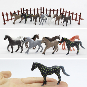 Miniature Economiche di <span class=keywords><strong>Animali</strong></span> da Fattoria Giocattolo Piccoli <span class=keywords><strong>Cavalli</strong></span> in Plastica - Product Image 5