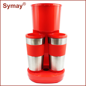 Portable Efficient <span class=keywords><strong>Dos</strong></span> Taza <span class=keywords><strong>Cafetera</strong></span> de <span class=keywords><strong>Goteo</strong></span> Hecho En China - Product Image 1
