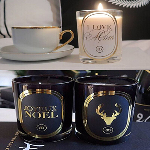 Di alta Qualità Forte Adesivo Decorativo Vaso di <span class=keywords><strong>Etichette</strong></span>, <span class=keywords><strong>Etichette</strong></span> di Stampa Decorazione Candela Vaso di Private Label - Product Image 1