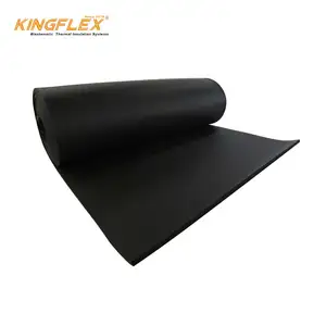 black closed cell rubber foam sheet roll insulation material