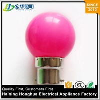 G45 e27 dépoli forme sphérique coloré Edison décoration de vacances LED ampoule