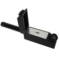 Réfractomètre gemmologique robuste 1.30 - 1.81 RI avec huile d'indice de réfraction outil de gemme de haute précision Mini lampe de poche bijoutiers