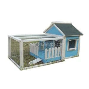 Ahşap küçük pet house Ahşap Tavşan Kafesi ile kapalı run