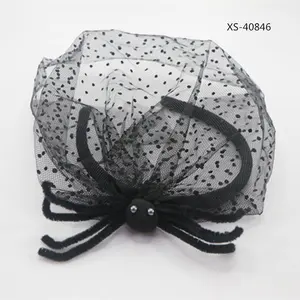 Bandeau de fête d'<span class=keywords><strong>halloween</strong></span> pour femmes, en maille d'araignée, personnalisé, nouvelle collection - Product Image 1