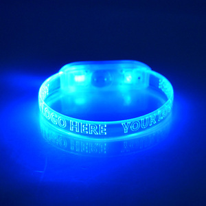 Wholesale Christmas Glow In The Dark lighted Led wedding bracelets for events - Product Image 5