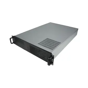 K265F 2U ATX dual systeem compact server case rackmount chassis industriële PC case