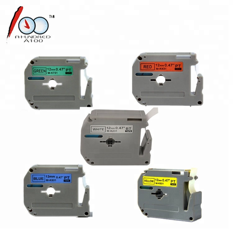 Совместимые с brother MK231 12 мм ленты для пишущей машинки