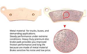 NUOVE Pastiglie Freno Posteriori Sinterizzate Silenziose per <span class=keywords><strong>PIAGGIO</strong></span> <span class=keywords><strong>X9</strong></span> 500 - Product Image 4