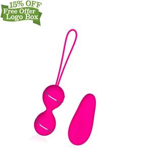 Scatola personalizzata gratuita-Silicone ricaricabile vibrazione Koro palline donne vaginali Kegel esercizio palla - Product Image 5