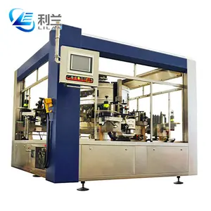 Plastic Container Bottle BOPP Label Sticking Labeling Machine Automatic Packaging Line