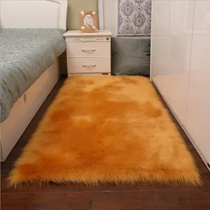 솜 털 문의를 환영합니다 깔 쿠션 faux fur mat 대 한 windownsill red 카펫