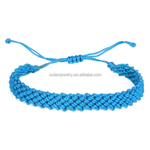 <span class=keywords><strong>Pulseras</strong></span> tejidas con cordón de cera coloridas, brazaletes de cuerda ajustables de la Amistad trenzada anudada, regalos <span class=keywords><strong>para</strong></span> <span class=keywords><strong>adolescentes</strong></span> - Product Image 6