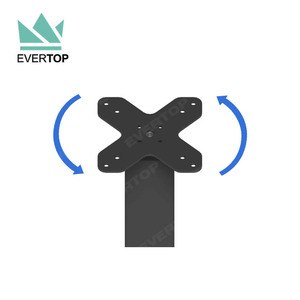 ขาตั้งจอแบบติดพื้น LSF05-<span class=keywords><strong>VESA</strong></span> สำหรับจอสัมผัส LCD รองรับ <span class=keywords><strong>VESA</strong></span> 75 100 ปรับเอียงและหมุนได้ - Product Image 4