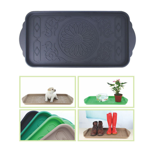 Plateau extérieur polyvalent antidérapant utilitaire pour l'entrée plateau à <span class=keywords><strong>chaussures</strong></span> en plastique peut contenir trois paires <span class=keywords><strong>de</strong></span> bottes ou <span class=keywords><strong>de</strong></span> <span class=keywords><strong>chaussures</strong></span> - Product Image 4
