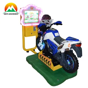 3D Motor Kiddie ride with video games coin operated swing machine car racing game for kids