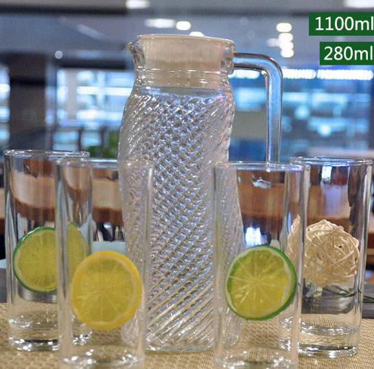 Glasses Jug Factory-direct Water Jug Pitcher Glass Jug Restaurant Room Large Capacity Glass Pot