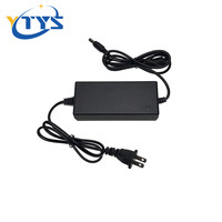 Adaptateur secteur enfichable AC/DC 12VDC 5A avec multiprise pour caméras de vidéosurveillance, éclairage LED et écrans LCD