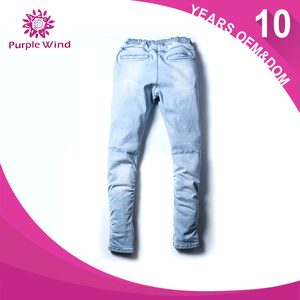 Comercio Garantía de mens basculador pantalones <span class=keywords><strong>vaqueros</strong></span> azul claro con cintura elástica - Product Image 6