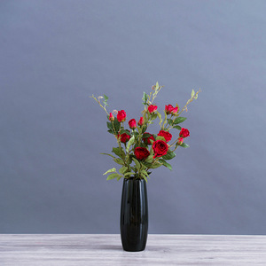 Sortes Couleur Style <span class=keywords><strong>Simple</strong></span> Remplissable À L'eau En Céramique Grand Vase À Fleurs - Product Image 2